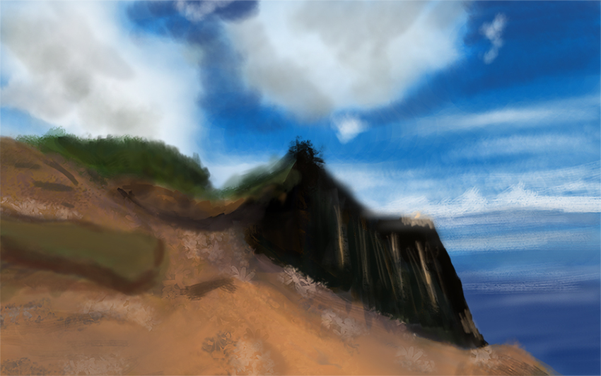 Virtual Plein Air Painting First Attempt Smaller S