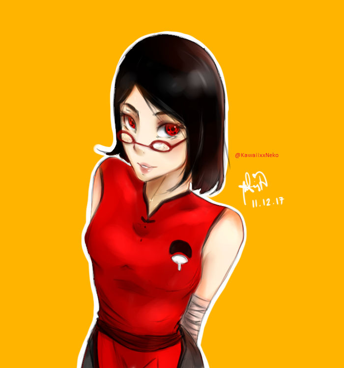Sarada Uchiha Fan Art By KawaiixxNeko On DeviantArt sarada-uchiha-fan-art-by-kawaiixxneko-on-deviantart