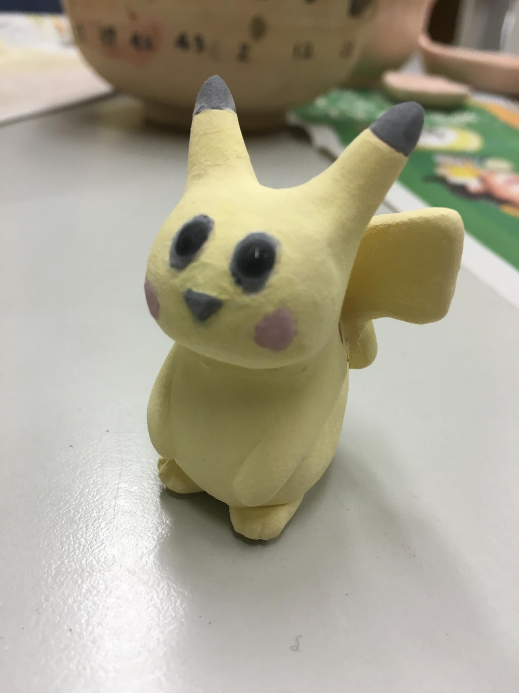 Glazed Pikachu Before Low Fire by Muse-4-Life