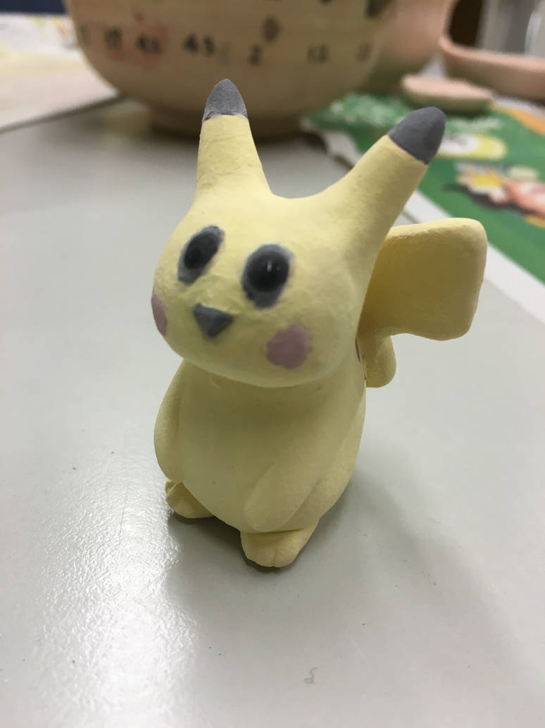 Glazed Pikachu Before Low Fire by Muse-4-Life
