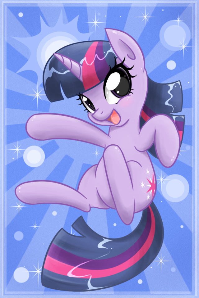 Twilight Sparkle iPhone Wallpaper by steffy-beff