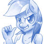 Anthro Rainbow Dash