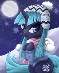 Commission: Icy Pony Portrait