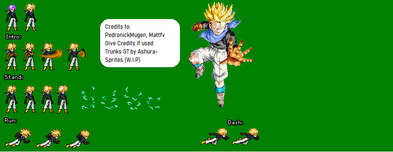 Trunks Spite Trunks GT JUS Sprites by Ashura-Sprites (W.I.P) by Ashura-Sprites on ...