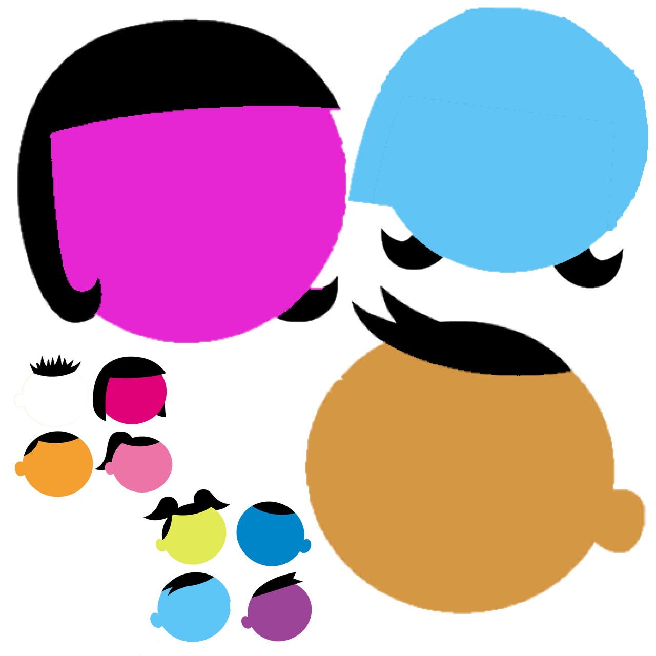 Dot Dee Del And Friends Faces Of Colors By Roundhous1790 On DeviantArt dot-dee-del-and-friends-faces-of-colors-by-roundhous1790-on-deviantart