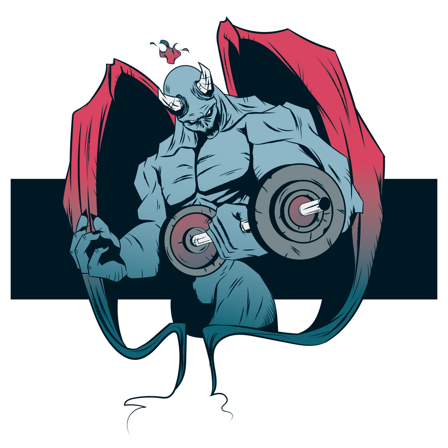 Muscular Demon by chavantart on DeviantArt