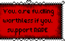 You should be in prison