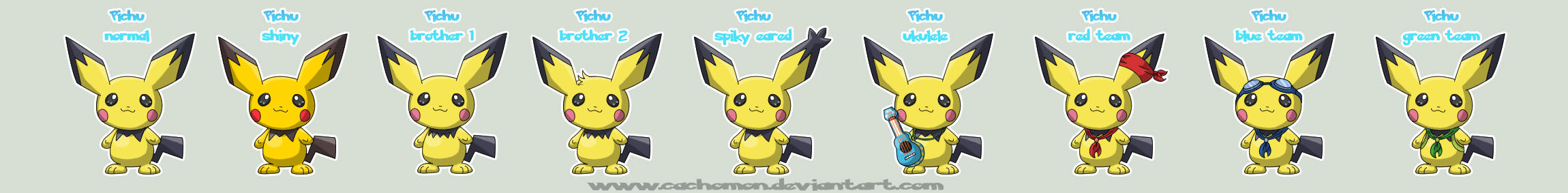 Pichu forms