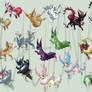 My Eeveelutions + SHINY