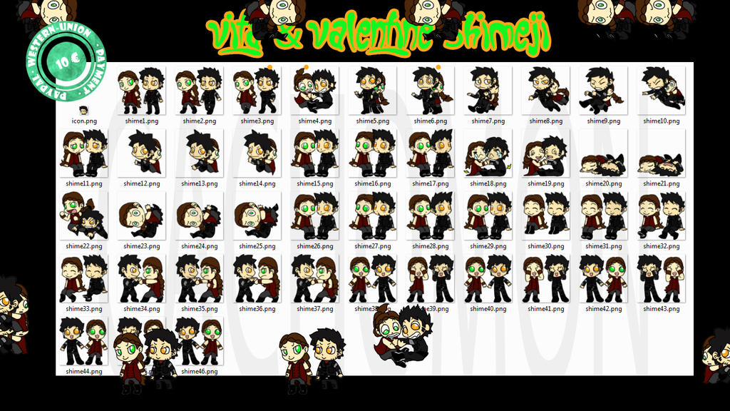 Vita and Valentine Shimeji