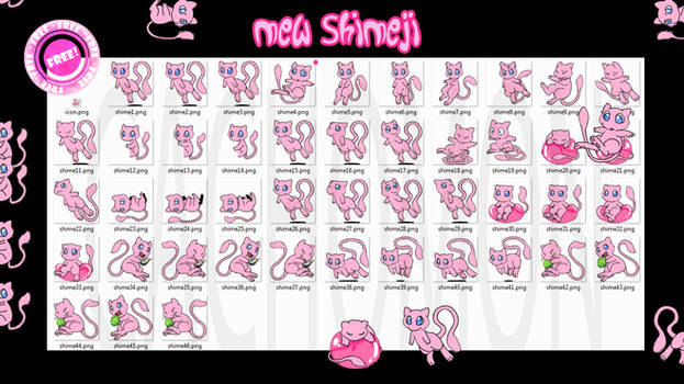 Mew Shimeji +FREE+