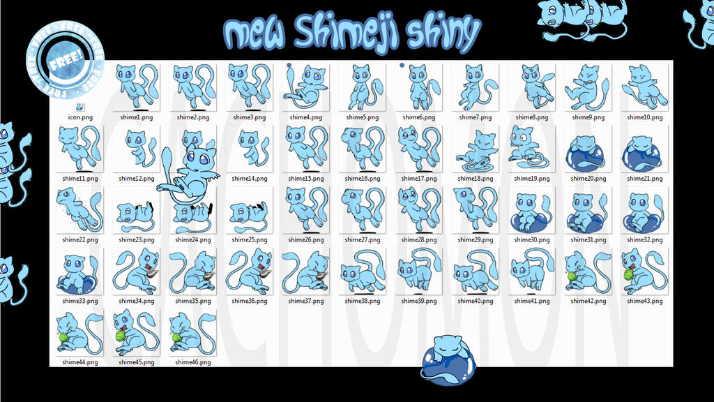 Mew Shiny Shimeji +FREE+