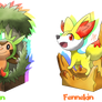 Chespin + Fennekin + Froakie -6th gen. Starters-