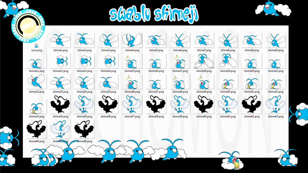 Swablu Shimeji +FREE+