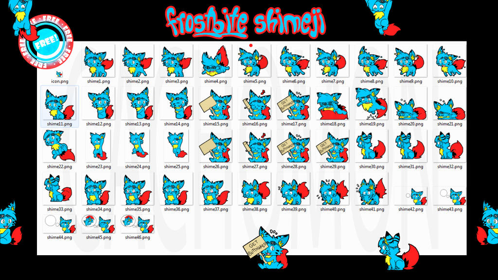 Frostbite Shimeji +FREE+