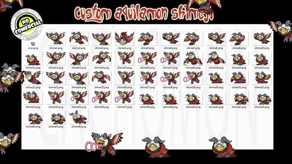 Custom Aquilamon Shimeji