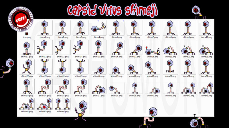 Capsid Virus Shimeji +FREE+