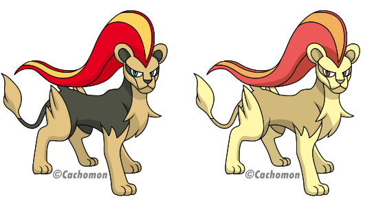 Female Pyroar Dream World Art by Cachomon on DeviantArt