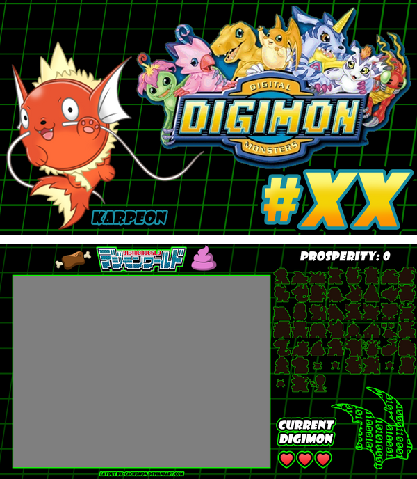 Digimon World - Youtube Layout [ONGOING!]