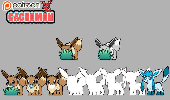 Eevee Shimeji - Evolve into Glaceon [WIP Shimeji]