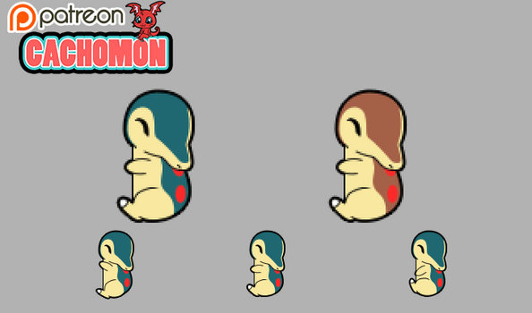 Cyndaquil - Wall [WIP Shimeji]