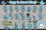 Happy the Exceed Shimeji [PRE-RELEASE][HOTSPOTS!] by Cachomon