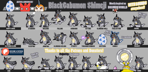 BlackGabumon Shimeji [D/L]