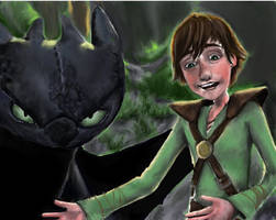 Hiccup Introduces Toothless
