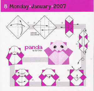 Panda origami