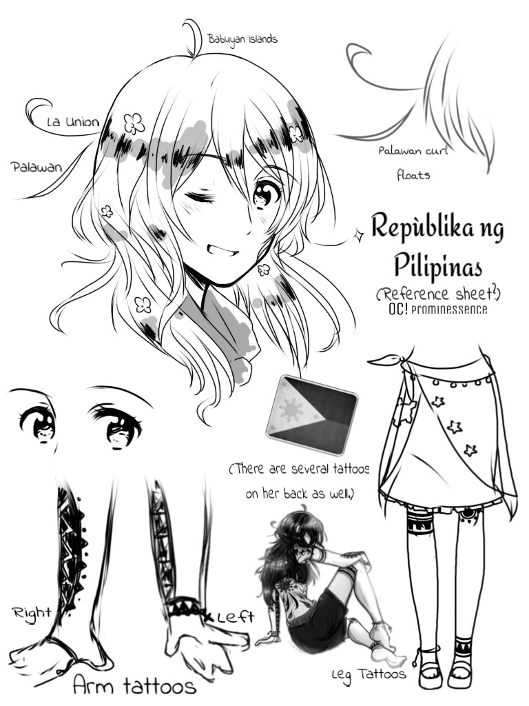 Philippines OC : Character / Reference Sheet