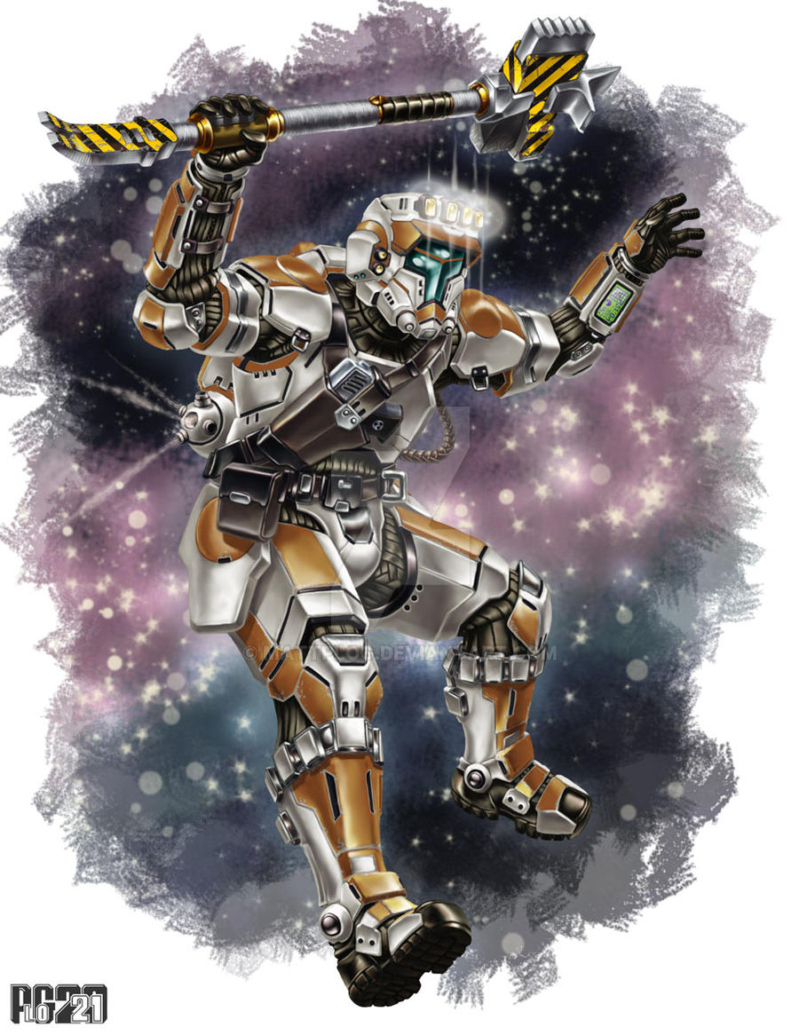 Drawing Commando Space Comm: Space Commando by mattPLOG on DeviantArt