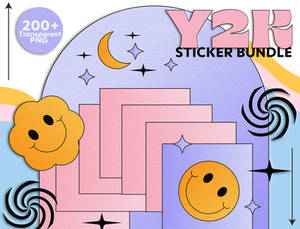 Y2K STICKER BUNDLE 1 | 200+ RESOURCES.