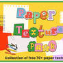 FREE PAPER TEXTURE PACK | 70+ PNGS