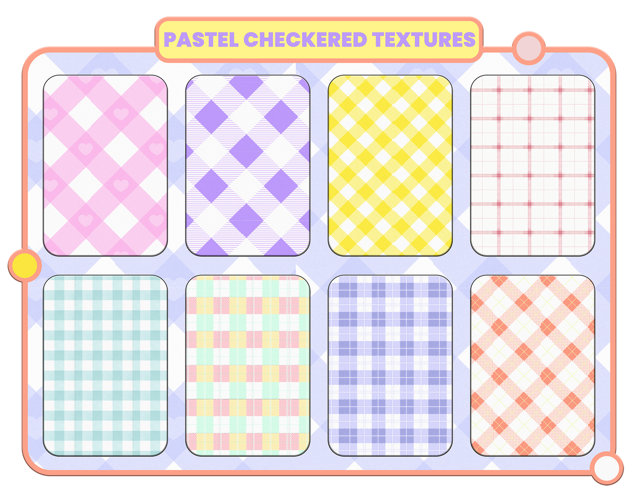 Checkrered Texture 15+ PASTEL CHECKERED TEXTURES by chimiyaa on DeviantArt