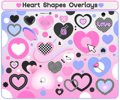 HEART SHAPE OVERLAYS PACK