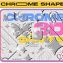 50+ METALIC CHROME SHAHPES PNG PACK