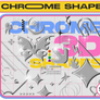 FREE 50+ METALIC CHROME SHAHPES PNG PACK