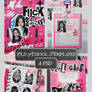 PACK OF 4 OLD SCHOOL PSD TEMPLATES