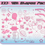 100+ Y2K SHAPES PACK | FREE PNG PACK