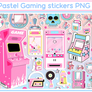 FREE 50+ PASTEL GAMING STICKERS PNG PACK