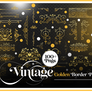 FREE 100+ VINTAGE GOLDEN BORDER PNG PACK