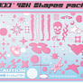 FREE 100+ PNG Y2K SHAPES PNG PACK 2