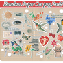 Free Random paper cut PNG pack