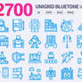 2700 Unigrid Bluetone icons