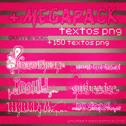 Mega Pack Textos PNG Gracias por los 3OO Watchers!