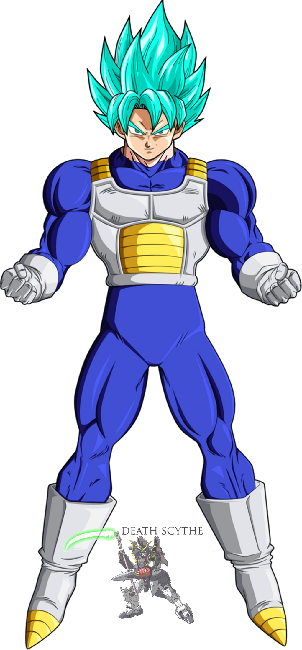 Goku Ascendido Super Saiyajin Dios Azul by DeathScythe20 on DeviantArt