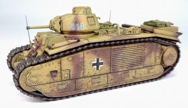 1/56 scale Panzerkampfwagen B1/B2 740(f)