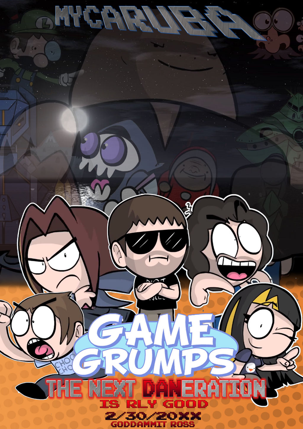Game Grumps The Next Daneration Movie Poster by NordicFeline on