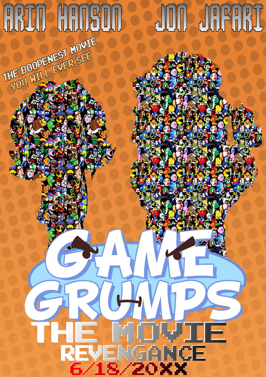 Game Grumps The Movie Revengance Movie Poster by NordicFeline on