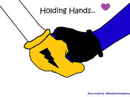 holding hands